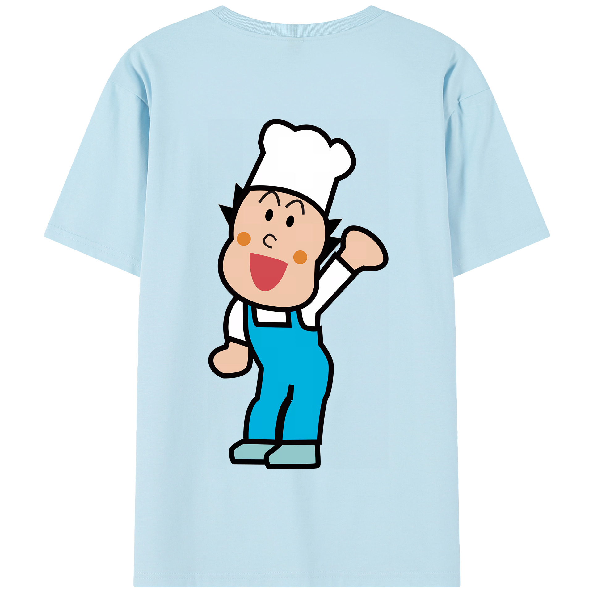 （画像用） アンパンマン Anpanman 綿100％半袖Tシャツ（背面プリント）